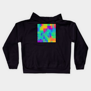 omg retro pattern abstract Kids Hoodie